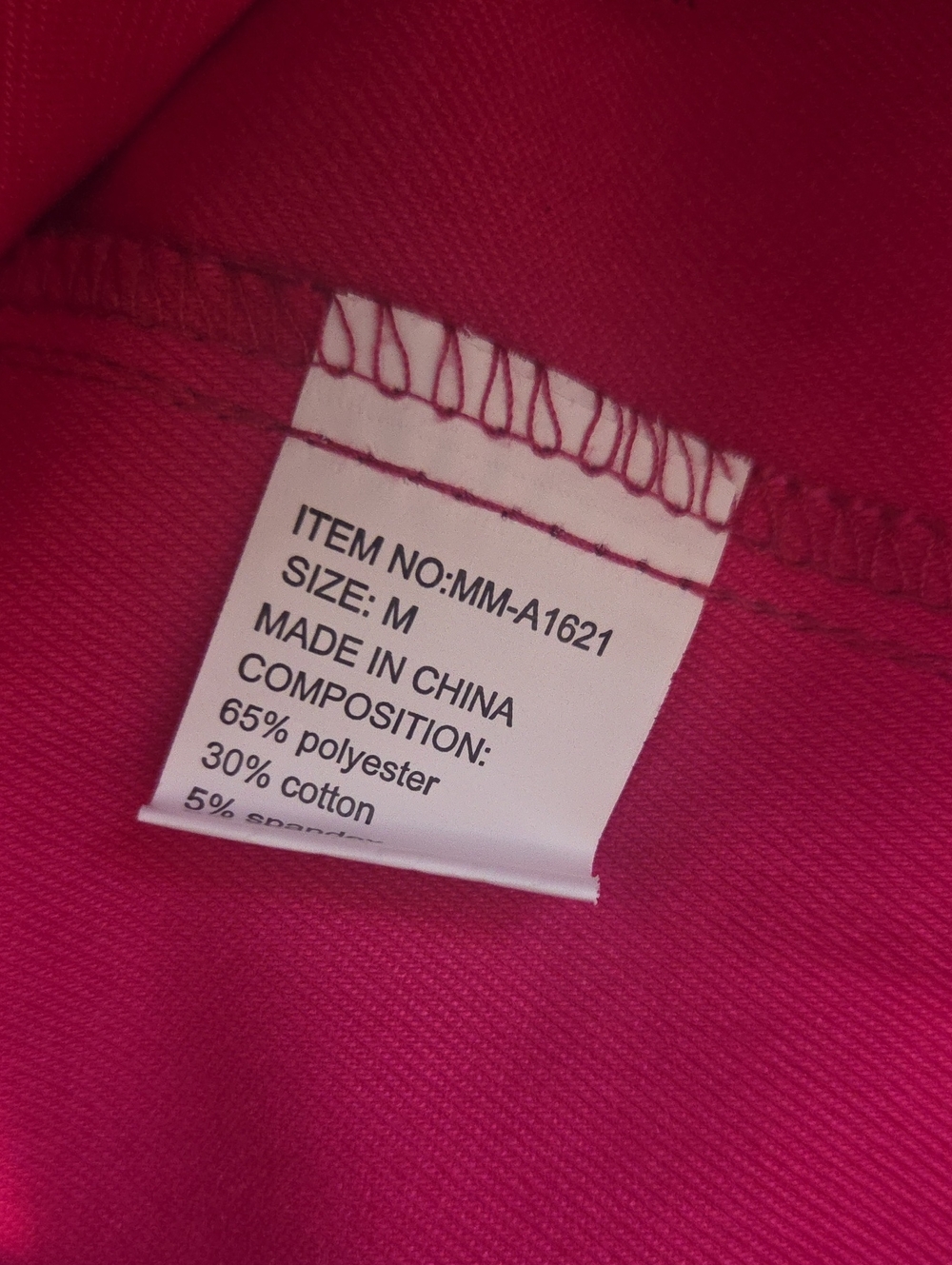 NWT Metallic stretch Pink Pencil Skirt Sz M - Picture 6 of 6